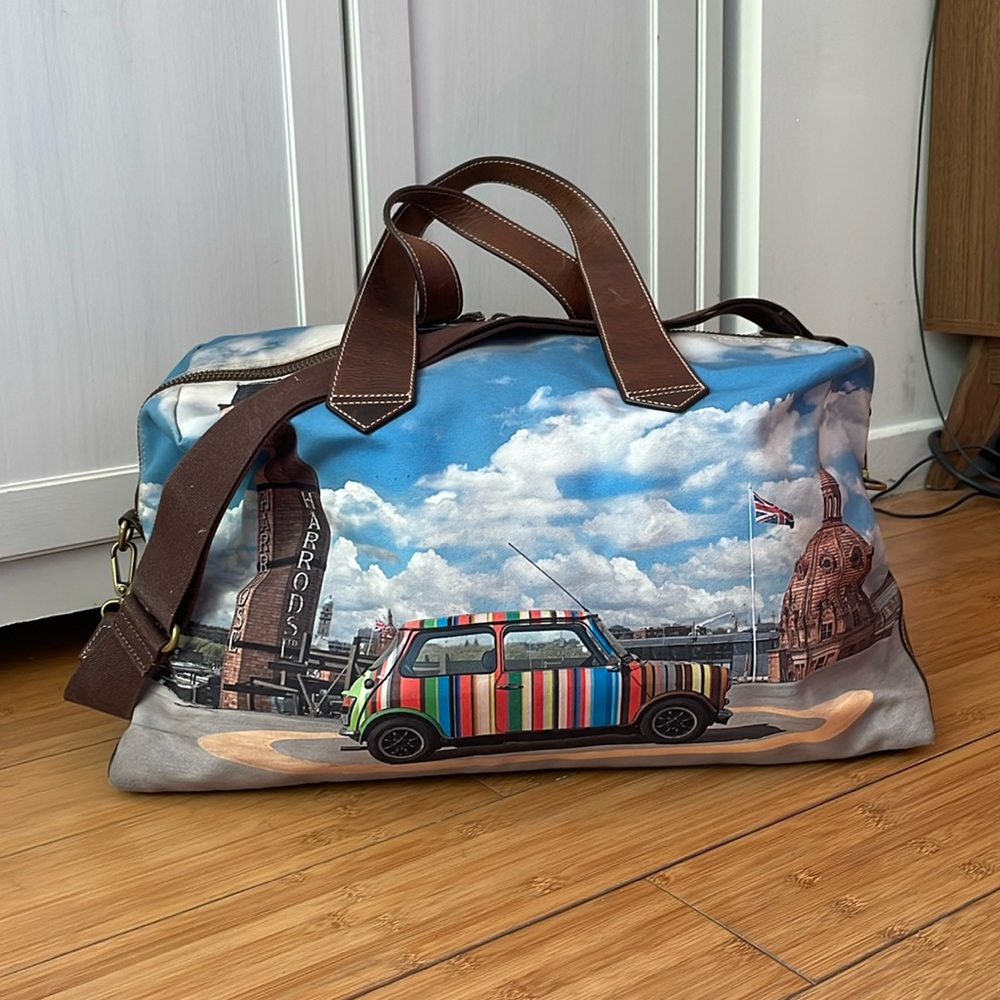 HARRODS X PAUL SMITH TRAVEL BAG